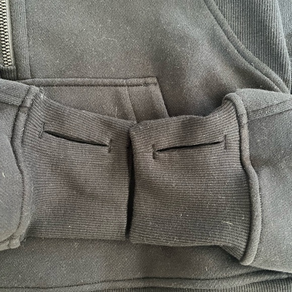 Black Lululemon Scuba Oversized Funnel Neck - XS / S - Picture 6 of 8